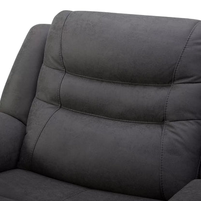 Silver Fabric Elegance Power Reclining Sofa