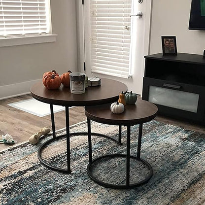 Walnut Harmony Nesting Tables