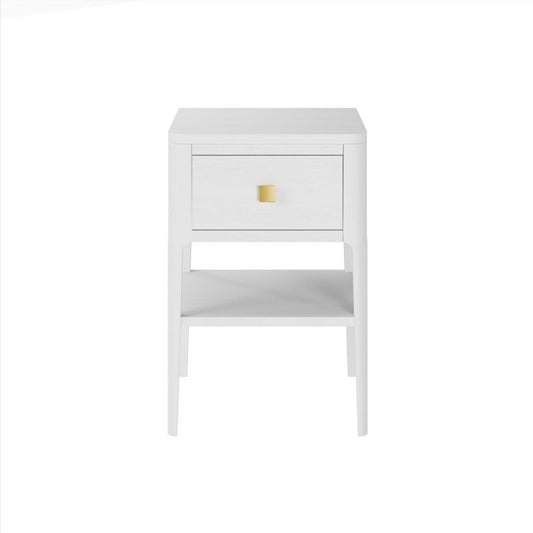 Abberley Bedside | White | 1 Drawer