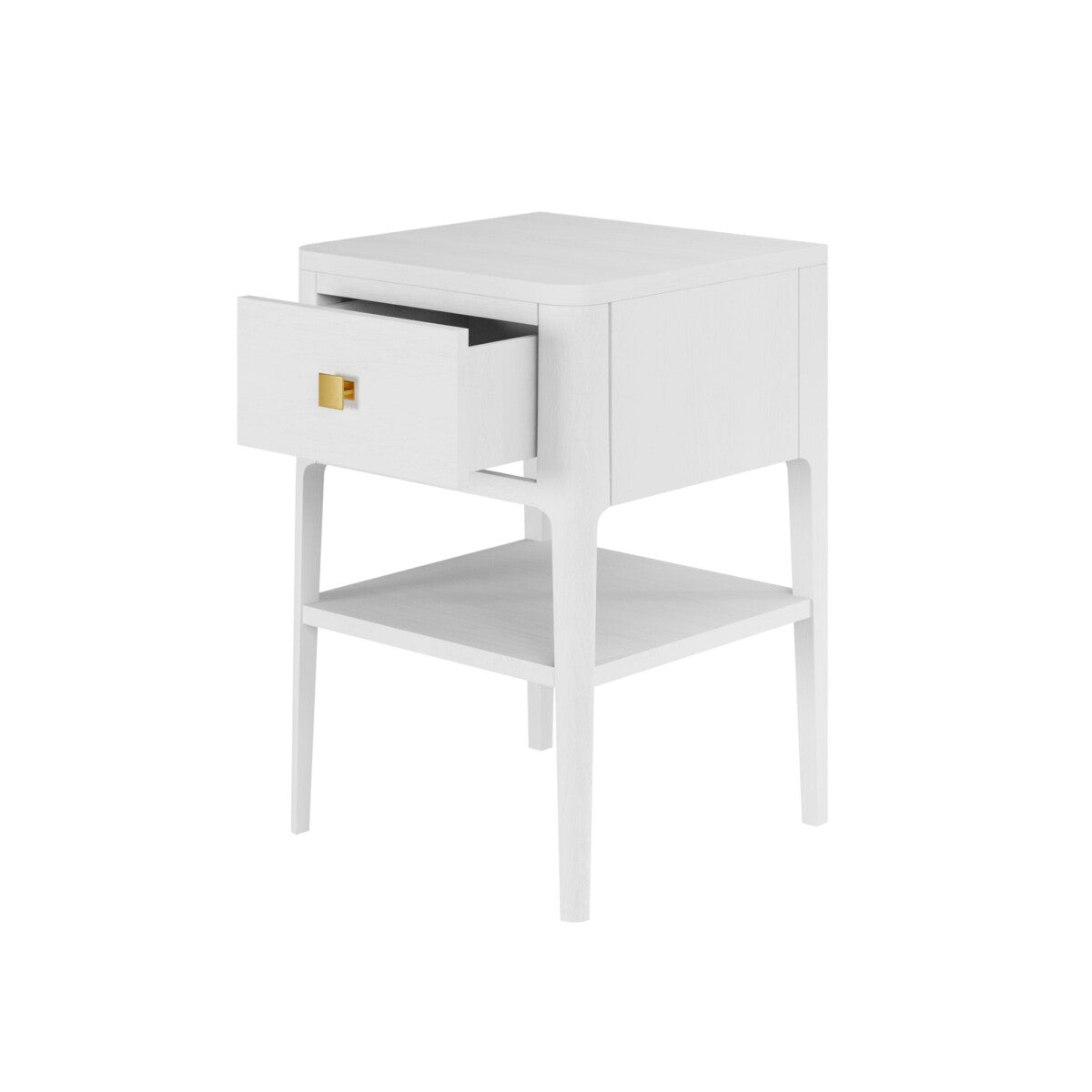 Abberley Bedside | White | 1 Drawer