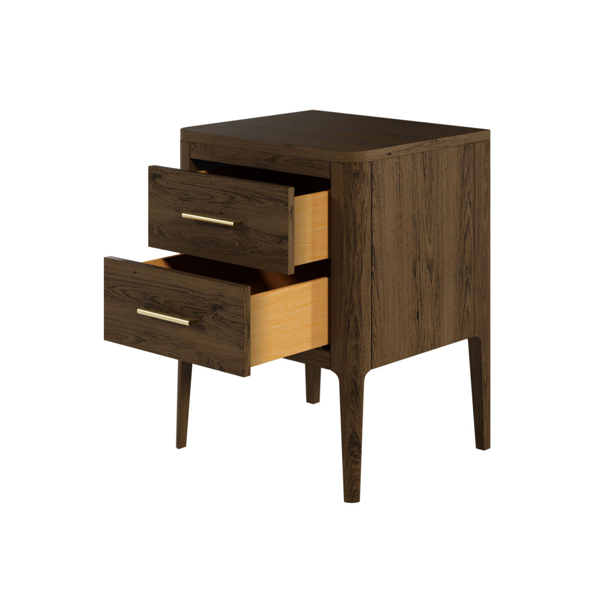 Abberley Bedside | Brown | 2 Drawers