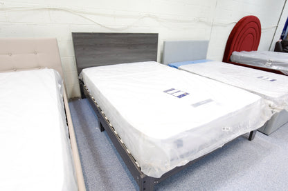 Slate Sleep Double Bed And Mattress