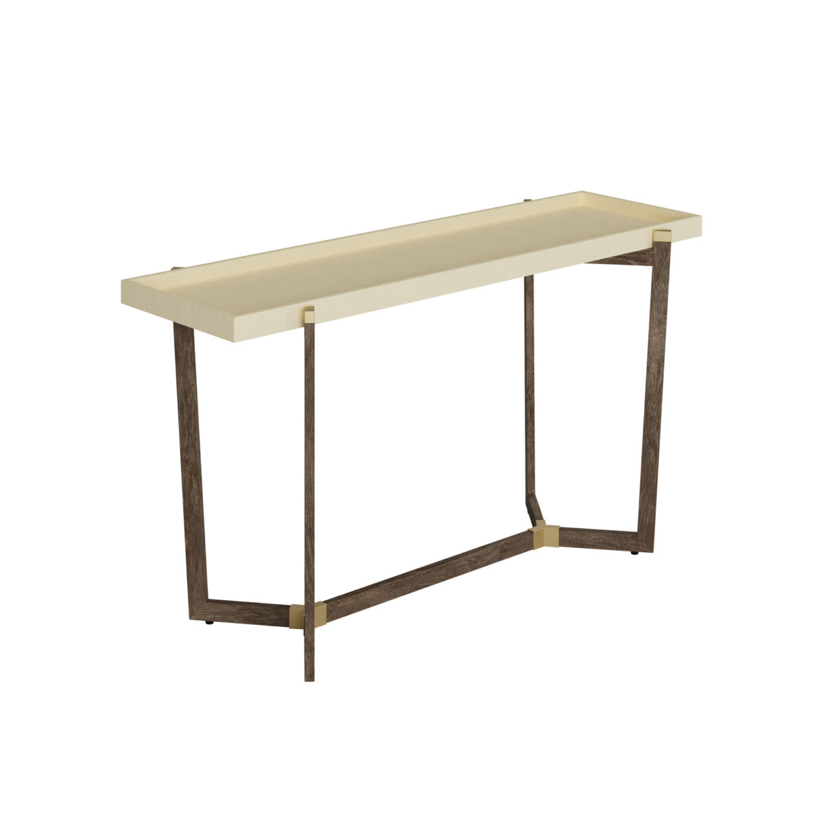 Hambledon Console Table | Cream Shagreen