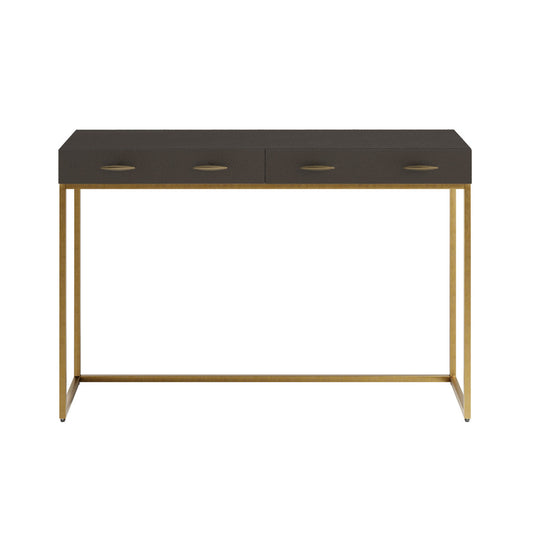 Hampton Console Table | Brown Shagreen