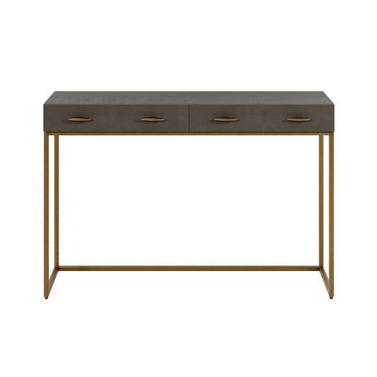 Hampton Console Table  | Grey Shagreen