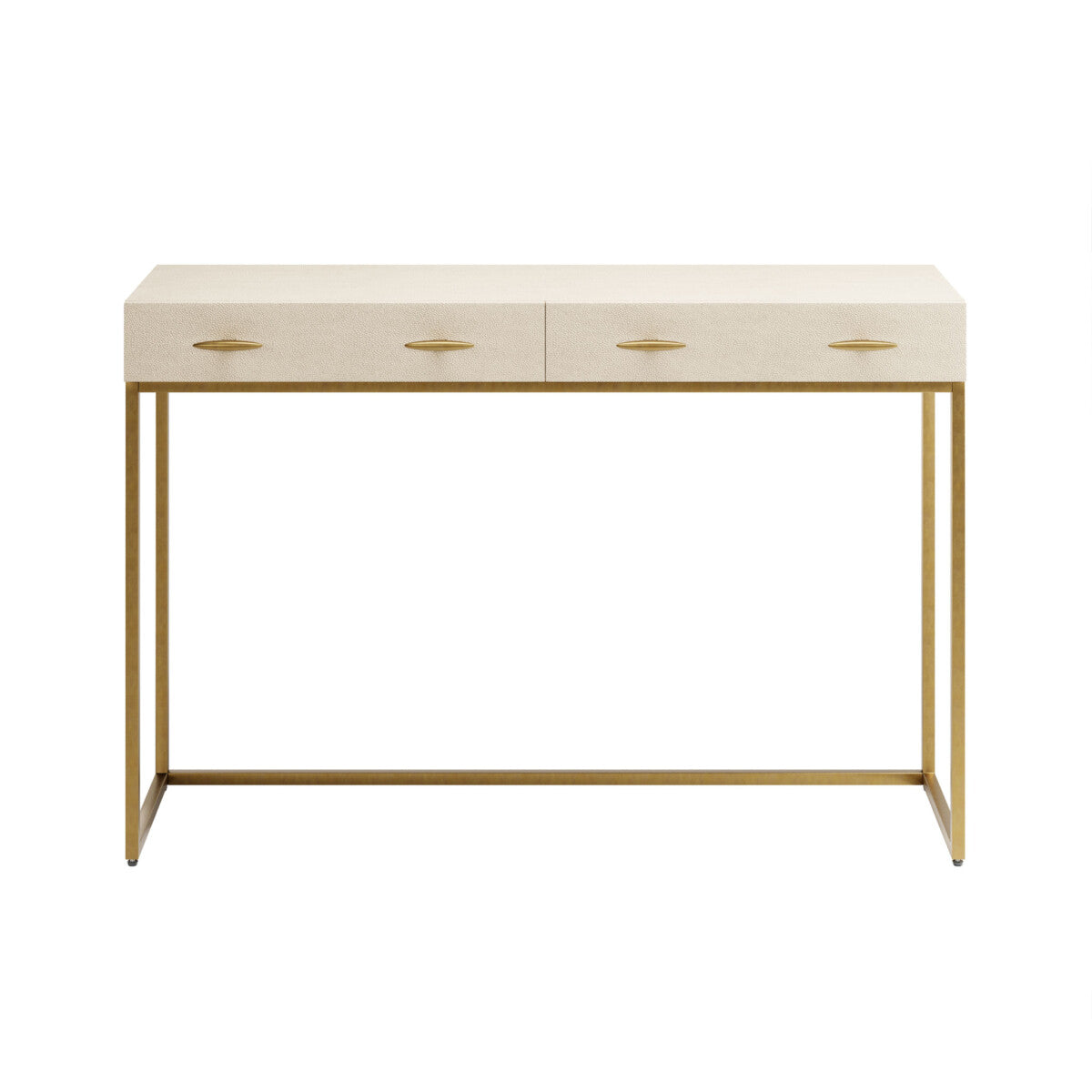 Hampton Console Table  | Ivory Shagreen