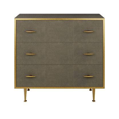 Hampton Chest of Drawers | Grey Shagreen