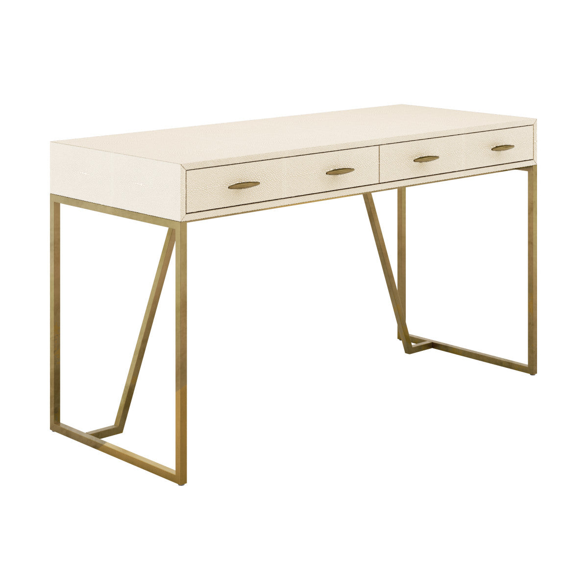 Hampton Desk | Ivory Shagreen