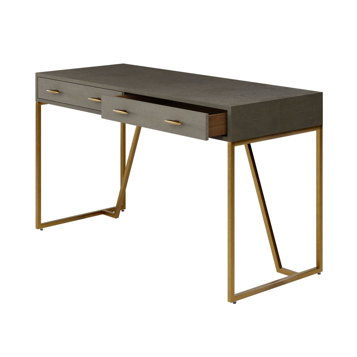 Hampton Desk | Grey Shagreen