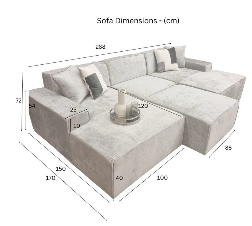 Atlanta Modula Sofa - U Shape Combination