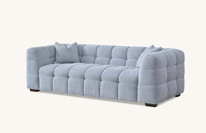 Aluxo Tribeca Sofa Range in Pearl Boucle Fabric