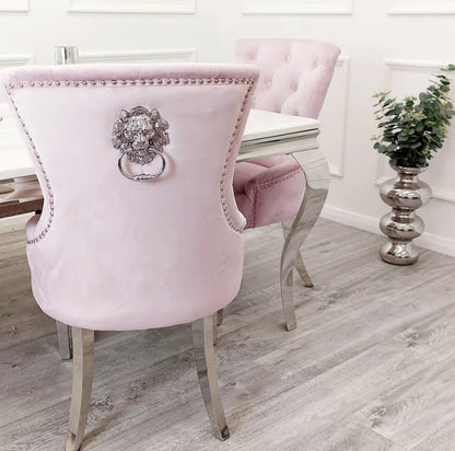 4 x Megan Dining Chair in Pink