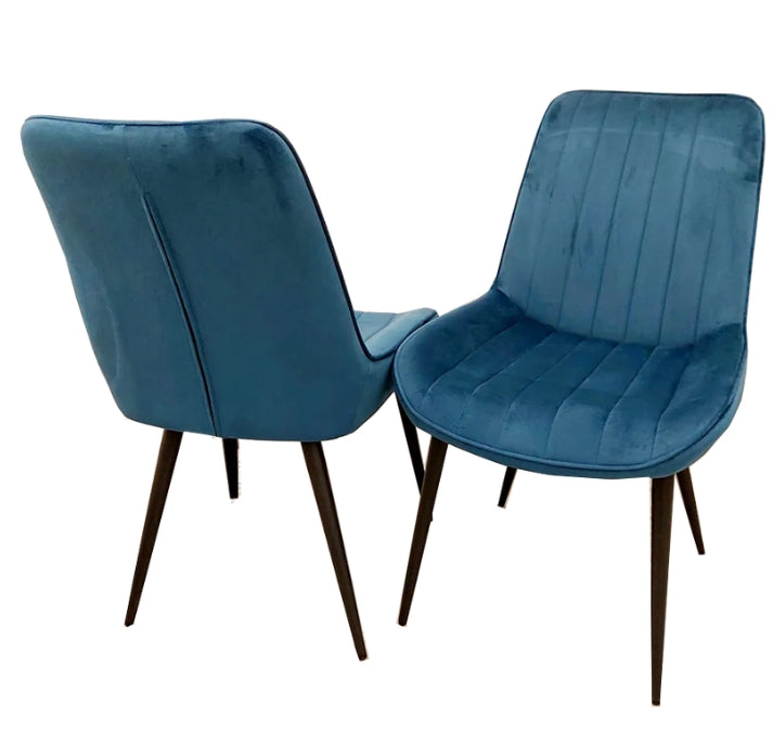 4 x Dido Dining Chairs in Navy Blue