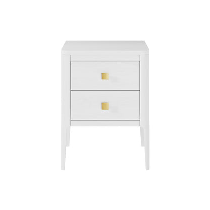 Abberley Bedside | White | 2 Drawers