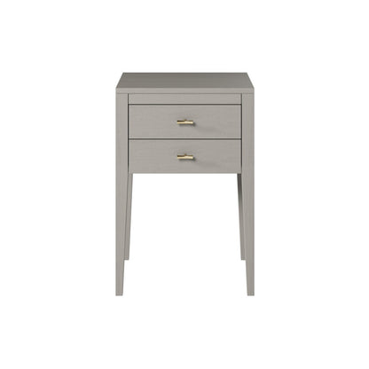 Radford Bedside | Grey | 2 Drawers