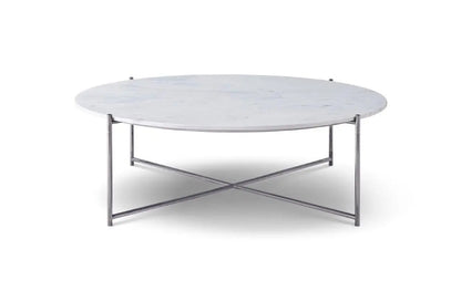 Large Round Coffee Table Frame With Marble Top