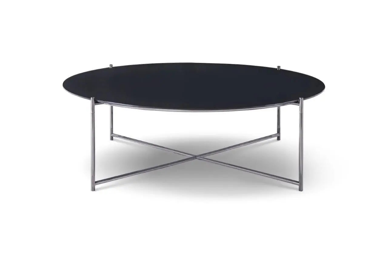 Large Round Coffee Table Frame With Marble Top