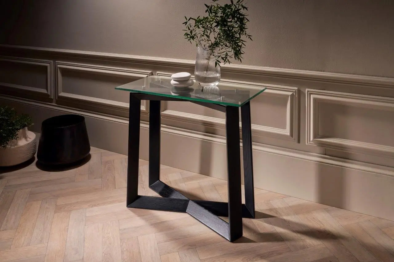 Small Console Table Clear Glass