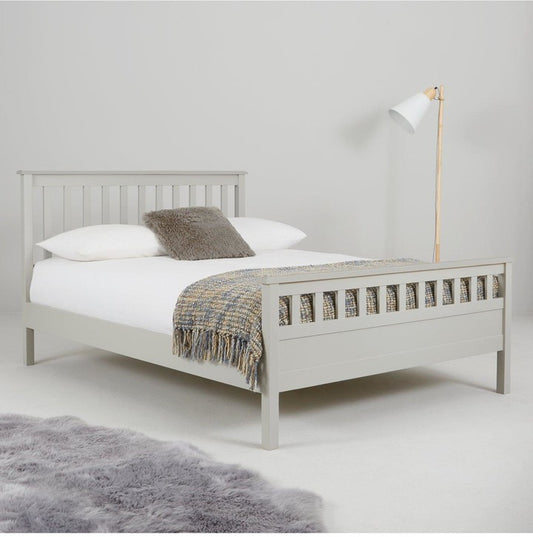 SlateComfort High Foot End Double Bed Frame