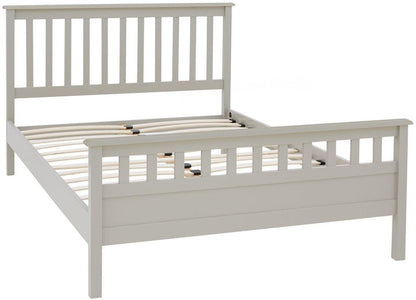 SlateComfort High Foot End Double Bed Frame