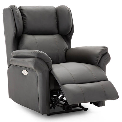 Slate Winged Back Recliner