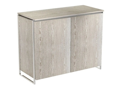 Two Door Sideboard Chrome Polished Stainless Steel