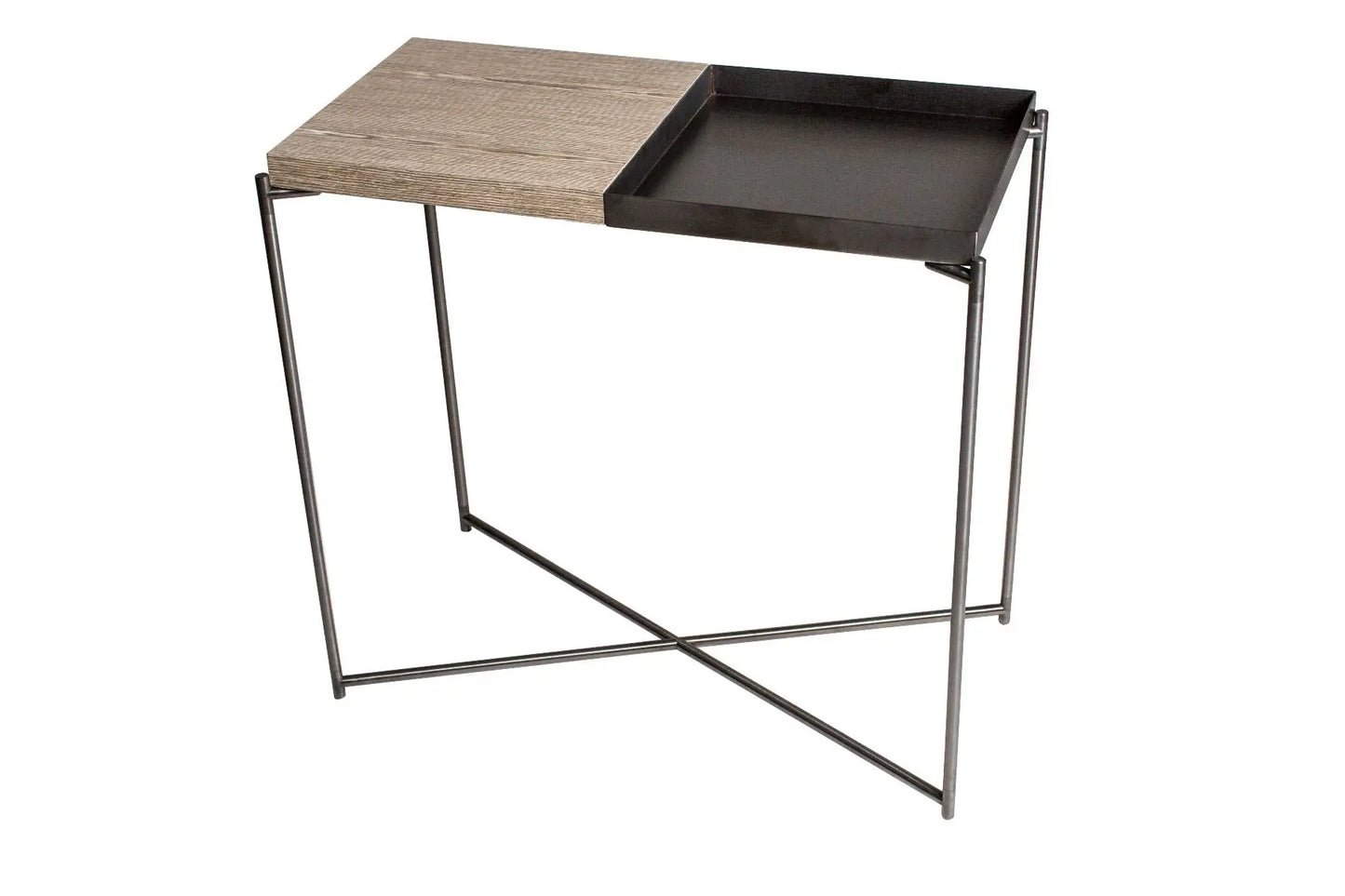 Iris Small Combination Top Console Table With Tray Top