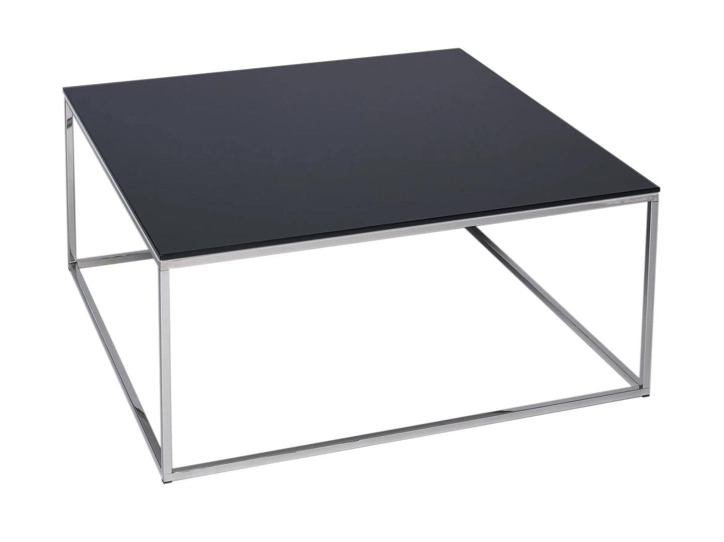 Kensal Square Coffee Table Glass Top & Polished Base