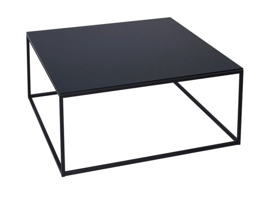 Kensal Square Coffee Table Glass Top & Polished Base