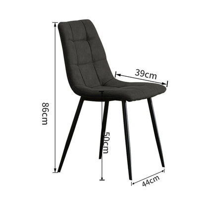 Slate Modern 2 Dining Chairs