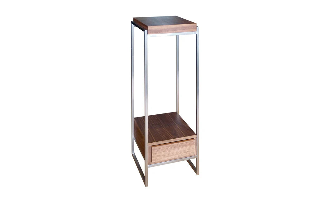 Scatola Pedestal - Natural Walnut